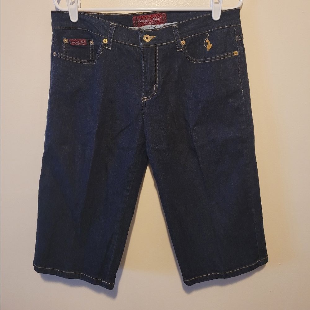 Baby Phat woman's Dark Denim Shorts